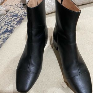 JCrew Cap toe bootie